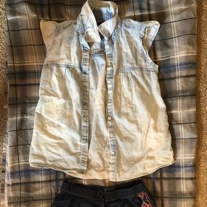 Jordache multi colored jean outfit